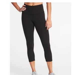 Old Navy Elevate Crop Leggings, Black, Size M